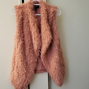 Fuzzy Pink Vest